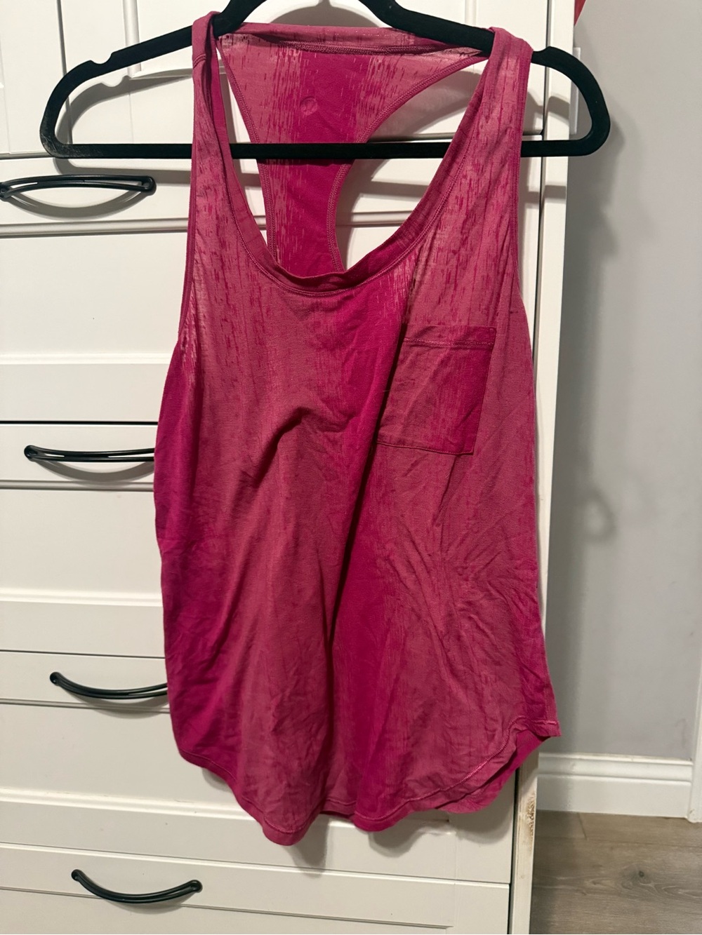 Lululemon Racerback Tank Top Size 10 Magenta